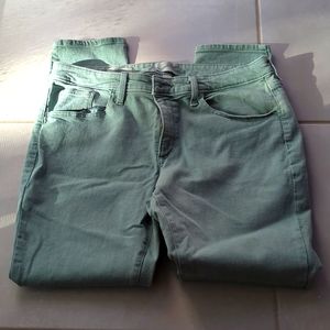 Green universal Thread skinny jean mid rise